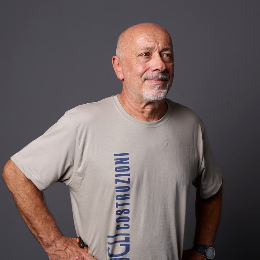 Portrait of Franco Nicosia, the professional tiler featured in episode 2 of Guru of Laying.
