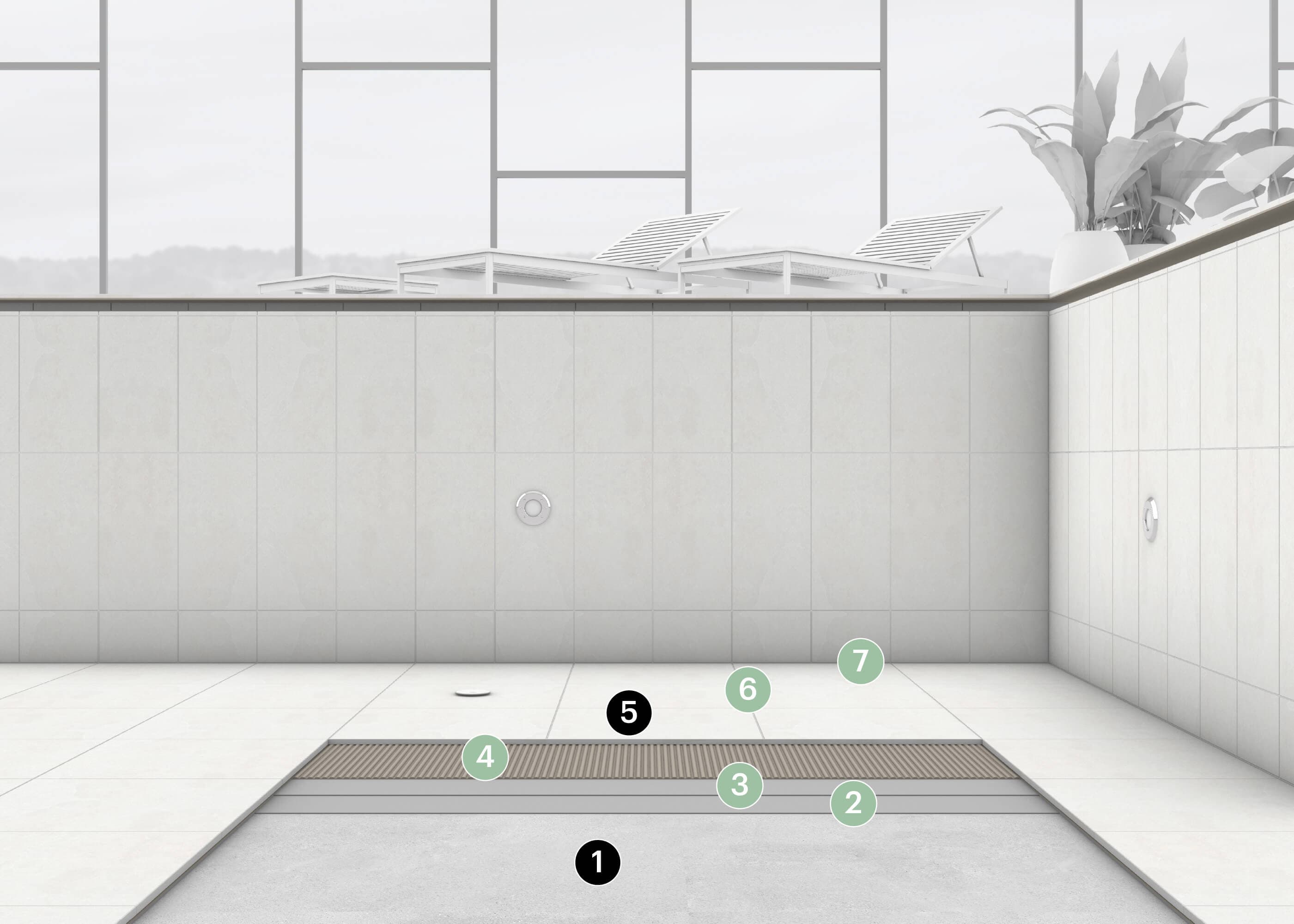 2.22A Sistema Laminato Scuba - posa in piscina